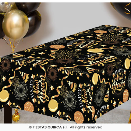Feestbazaar Elegante Nieuwjaar Tafelkleed 137x274cm