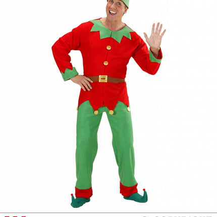 Feestbazaar Elf kostuum man