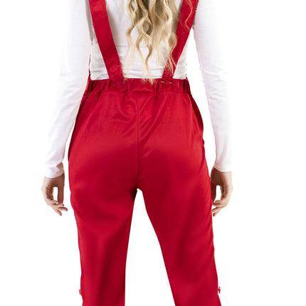 Feestbazaar Elfen Jumpsuit Vrouw Rood
