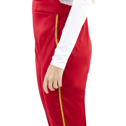 Feestbazaar Elfen Jumpsuit Vrouw Rood