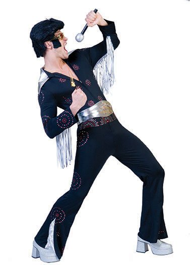 Feestbazaar Elvis kostuum zwart man