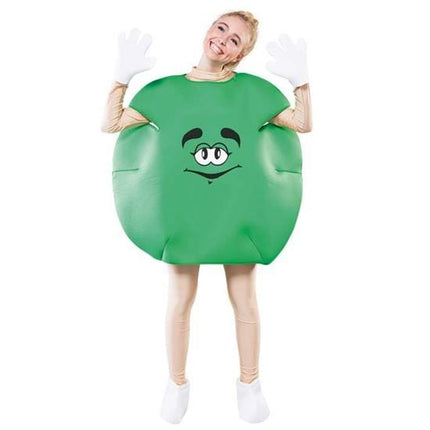 Feestbazaar Emoji kleding Snoepje groen
