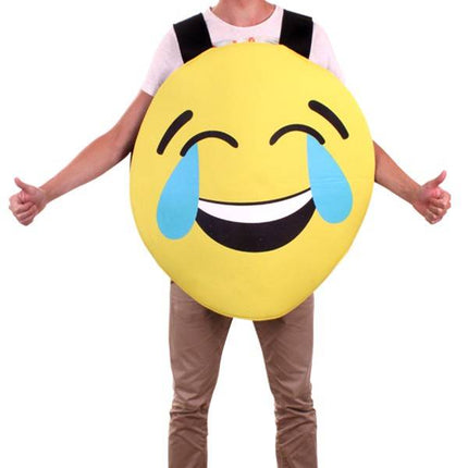 Feestbazaar Emoticon smiley lachend kostuum