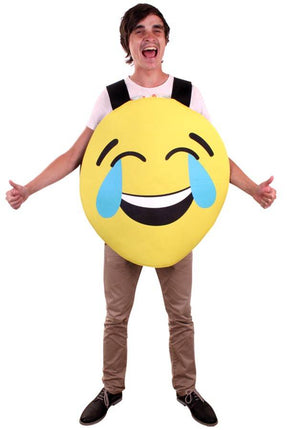 Feestbazaar Emoticon smiley lachend kostuum