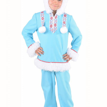 Feestbazaar Eskimo Ice-blue kostuum jongen