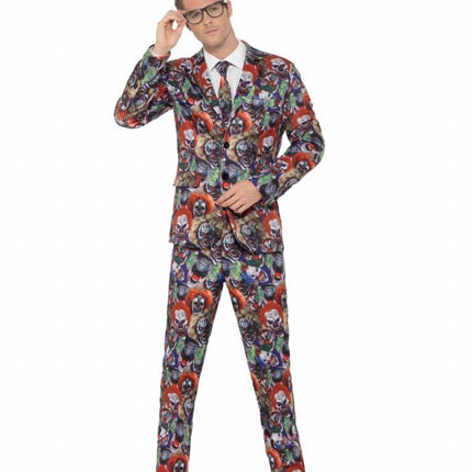 Feestbazaar Evil Clown Stand Out Suit