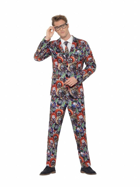 Feestbazaar Evil Clown Stand Out Suit