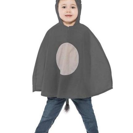 Feestbazaar Ezel poncho kind