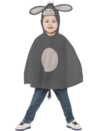 Feestbazaar Ezel poncho kind