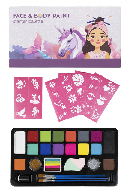 Feestbazaar Face & Body Paint Starter Palette
