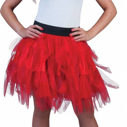Feestbazaar Fancy petticoat rood