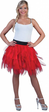 Feestbazaar Fancy petticoat rood