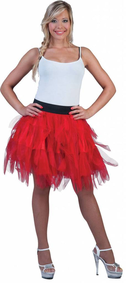 Feestbazaar Fancy petticoat rood