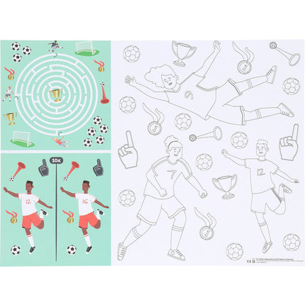 Feestbazaar Fantastic Voetbal Activiteiten Placemat (6st)