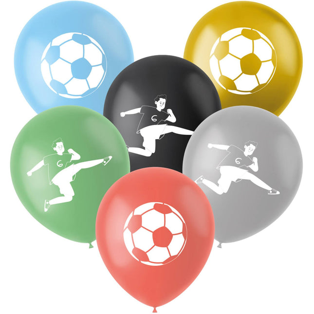 Feestbazaar Fantastic Voetbal Latexballonnen (6st)