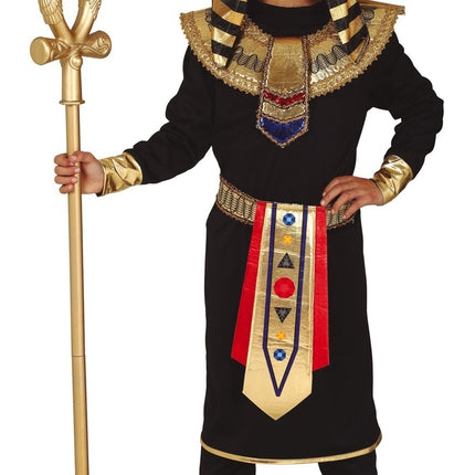 Feestbazaar Farao Kostuum Kind Amon Zwart