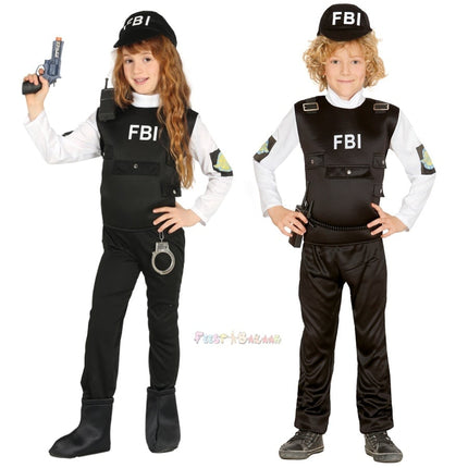 Feestbazaar FBI agent kostuum kind