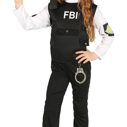 Feestbazaar FBI agent kostuum kind