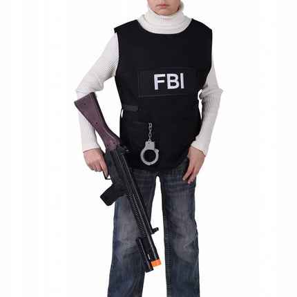 Feestbazaar FBI vest kind