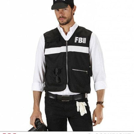 Feestbazaar FBI vest + pet