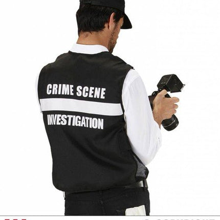 Feestbazaar FBI vest + pet
