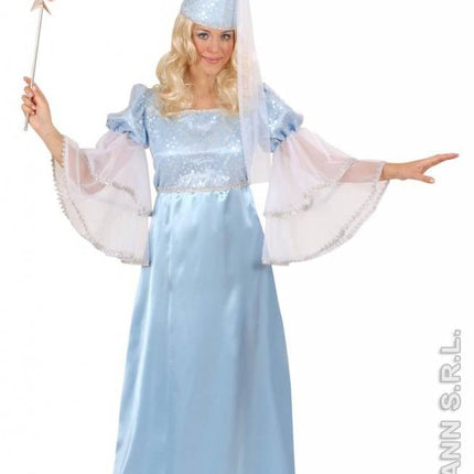 Feestbazaar Fee kostuum lichtblauw