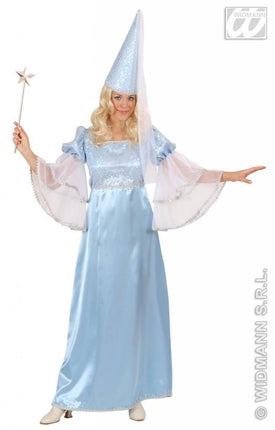 Feestbazaar Fee kostuum lichtblauw