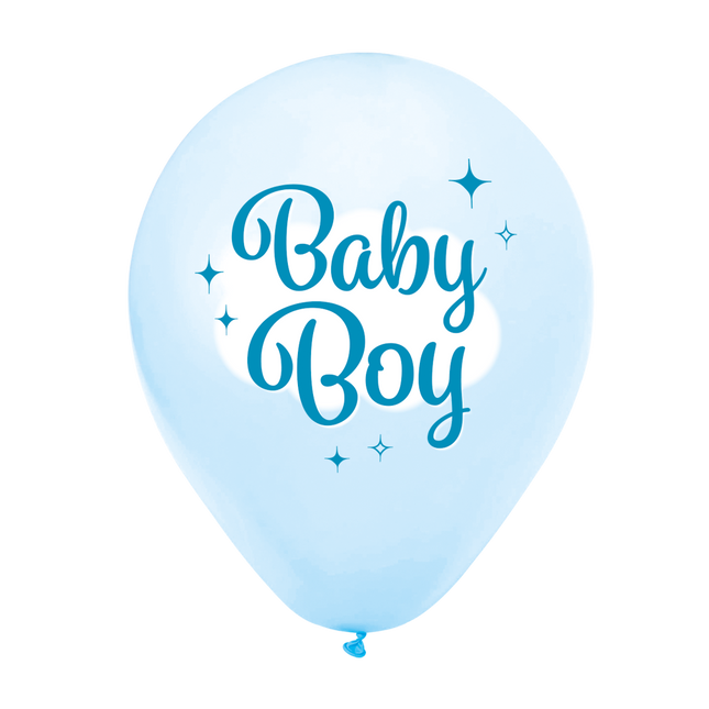 Feestbazaar Feest Ballonnen Baby Boy (8st)