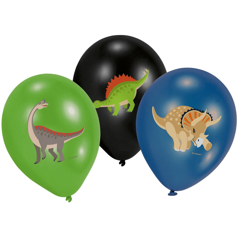 Feestbazaar Feestballonnen Happy Dinosaur (6st)