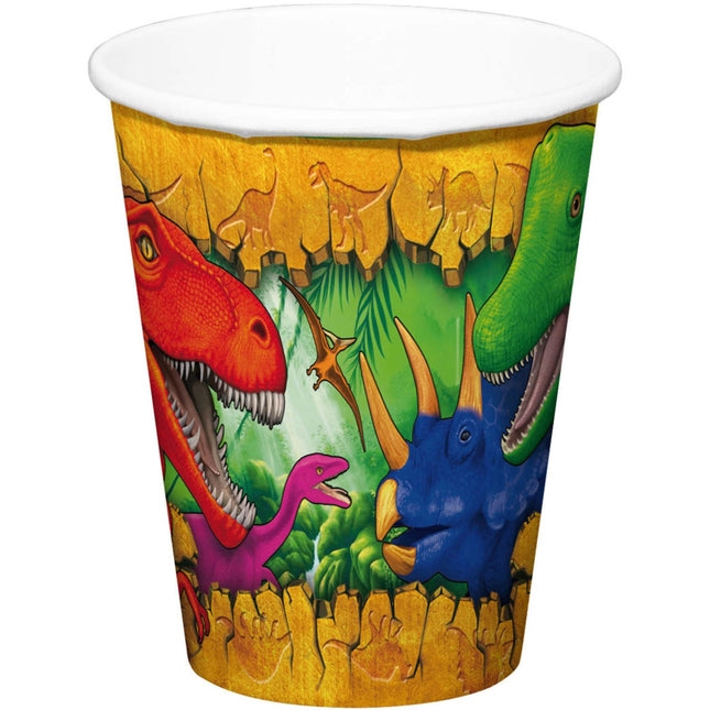 Feestbazaar Feestbekers Dinosaurus (6st)