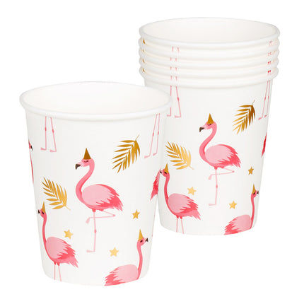 Feestbazaar Feestbekers Flamingo (10st)