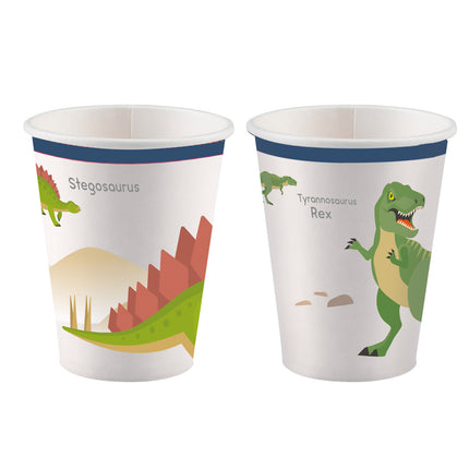 Feestbazaar Feestbekers Happy Dinosaur (8st)