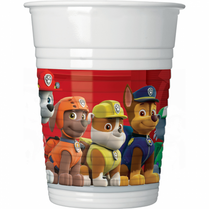 Feestbazaar Feestbekers Paw Patrol Rood (8st)