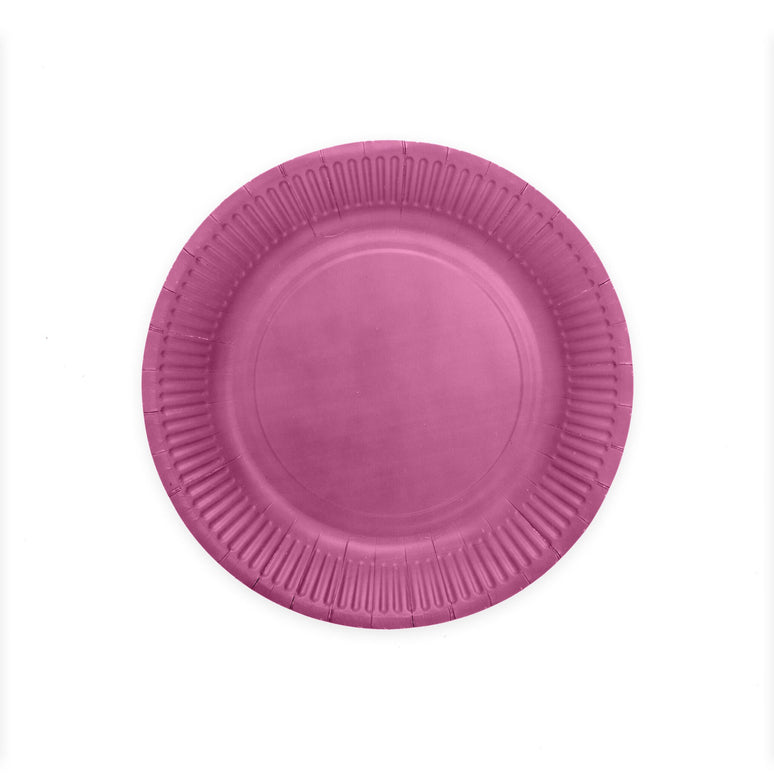 Feestbazaar Feestbordjes Paars 23 cm (8st)
