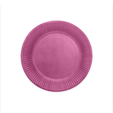 Feestbazaar Feestbordjes Paars 23 cm (8st)