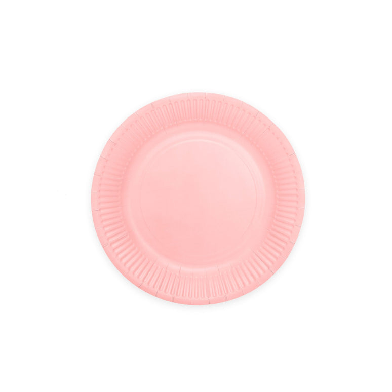 Feestbazaar Feestbordjes Zacht Roze 18cm (8st)