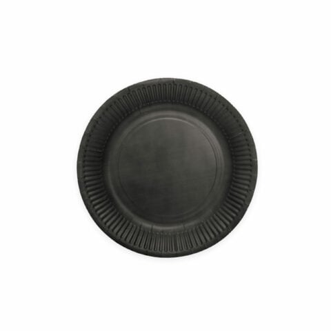 Feestbazaar Feestbordjes Zwart 18 cm (8st)