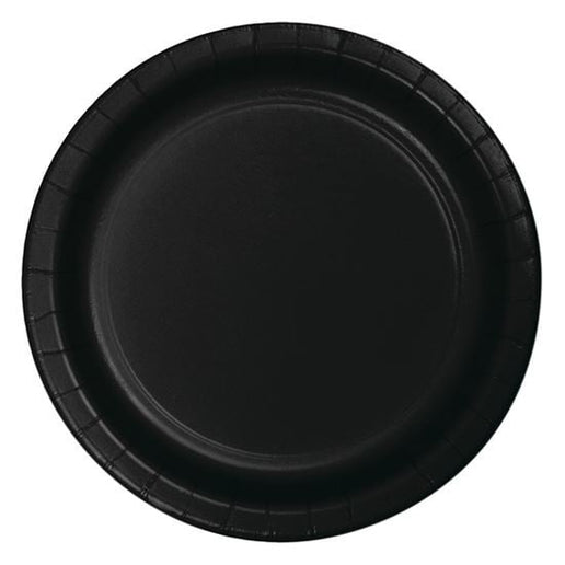 Feestbazaar Feestbordjes Zwart  23cm (8st)
