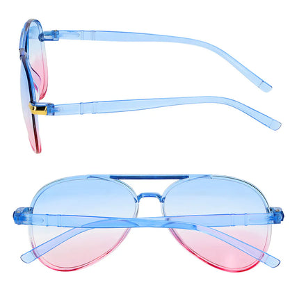 Feestbazaar Feestbril Colour Splash Roze-Blauw