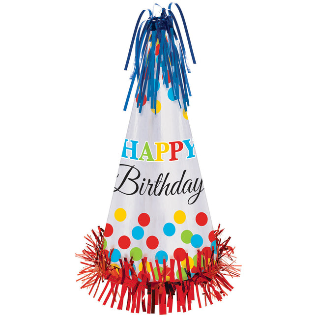 Feestbazaar Feesthoedje Happy Birthday Luxe - 33 cm