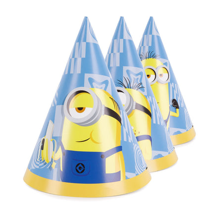 Feestbazaar Feesthoedjes Minions (6st)