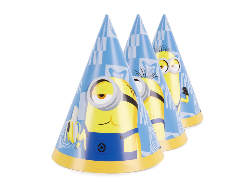 Feestbazaar Feesthoedjes Minions (6st)