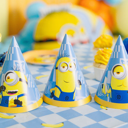 Feestbazaar Feesthoedjes Minions (6st)