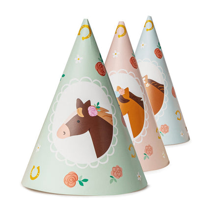 Feestbazaar Feesthoedjes Paarden Bella (6st)