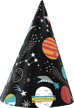 Feestbazaar Feesthoedjes Space Ruimte (8st)