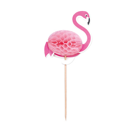 Feestbazaar Feestprikkers Flamingo (10st)