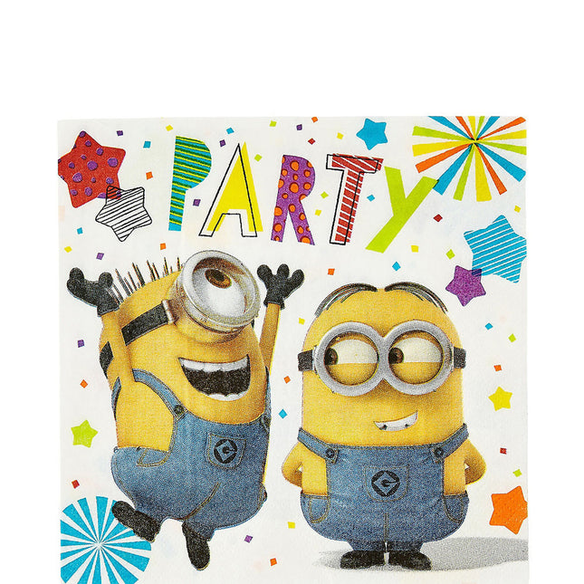 Feestbazaar Feestservetten Minions Party (16st)
