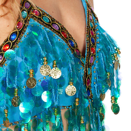 Feestbazaar Festival Ibiza Coin Top Aqua