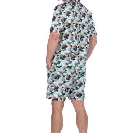 Feestbazaar Festival Outfit Heren Hawaii Palmbomen
