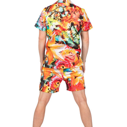 Feestbazaar Festival Outfit Summer Multi Flower Heren